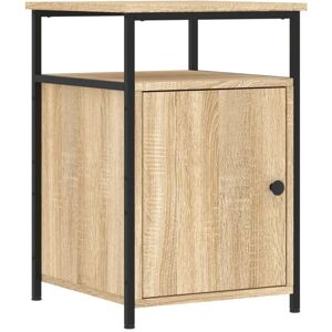Bedside Cabinet Sonoma Oak 40x42x60 cm Engineered Wood Vidaxl Brown