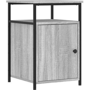 Bedside Cabinet Grey Sonoma 40x42x60 cm Engineered Wood Vidaxl Grey