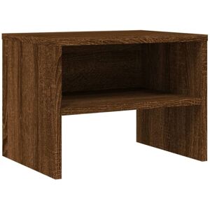 Bedside Cabinet Brown Oak 40x30x30 cm Engineered Wood Vidaxl Brown