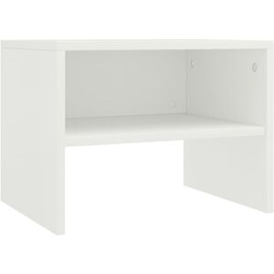 Bedside Cabinet White 40x30x30 cm Engineered Wood vidaXL
