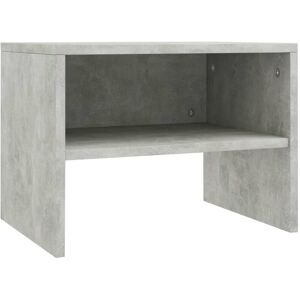 Bedside Cabinet Concrete Grey 40x30x30 cm Engineered Wood vidaXL