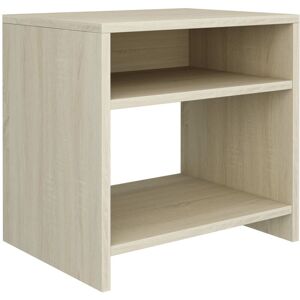 Bedside Cabinet Sonoma Oak 40x30x40 cm Engineered Wood Vidaxl Brown