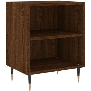 Bedside Cabinet Brown Oak 40x30x50 cm Engineered Wood vidaXL