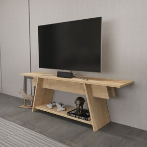 Lanca 150 Cm Modern Scandinavian Style tv Stand Media Centre tv Stand tv Unit tv Cabinet Up To 65 TVs-Sapphire Oak Pattern - Sapphire Oak - Decorotika