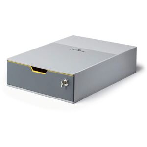 Durable VARICOLOR SAFE Lockable GDPR Desktop Storage Box Drawer A4+ Yellow
