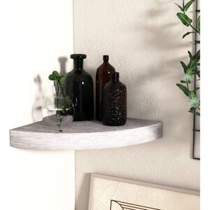 Wall Corner Shelf Concrete Grey 25x25x3.8 cm mdf - Royalton