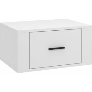 Wall-mounted Bedside Cabinet White 50x36x25 cm Vidaxl White