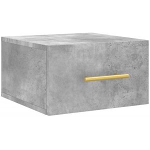 Wall-mounted Bedside Cabinet Concrete Grey 35x35x20 cm Vidaxl Grey