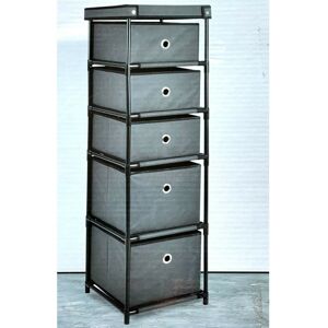 dylex Canvas 5 Chest Of Drawer Bedroom Furniture Storage Cabinet Unit Organiser