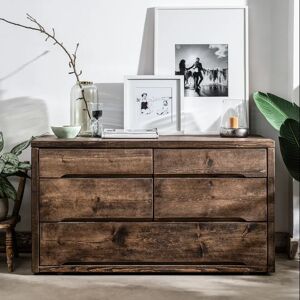 Wansbeck Chest Of Drawers - Walnut   Funky Chunky Furniture  - Funky Chunky Furniture