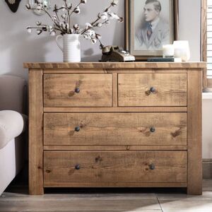 Coleridge 4 Drawer Chest of Drawers - Teak   Funky Chunky Furniture  - Funky Chunky Furniture