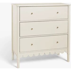 John Lewis ANYDAY Hem 3 Drawer Chest - Greige - Unisex