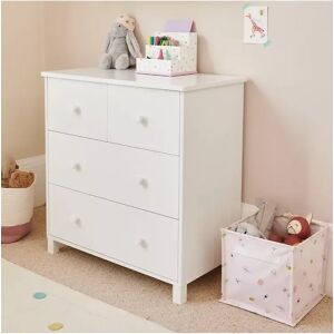 Great Little Trading Co Lulworth Chest of Drawers, White - White - Unisex