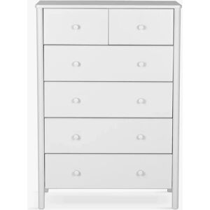 John Lewis Spindle 6 Drawer Chest, Grey - Grey - Unisex