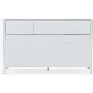 John Lewis Spindle 7 Drawer Chest, Grey - Grey - Unisex