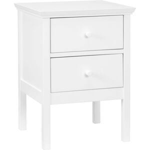 John Lewis ANYDAY Wilton 2 Drawer Bedside Cabinet - White - Unisex