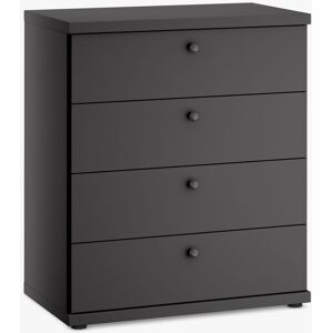 John Lewis Marlow 4 Drawer Chest, 75cm - Graphite - Unisex