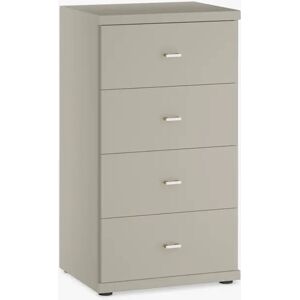 John Lewis Elstra 4 Drawer Chest of Drawers - Pebble Grey - Unisex