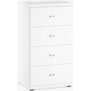 John Lewis Elstra 4 Drawer Chest of Drawers - Off White - Unisex