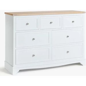 John Lewis St Ives 7 Drawer Chest - White Haze - Unisex