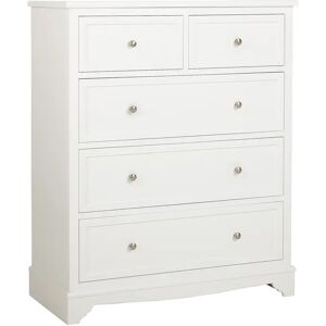 John Lewis St Ives 5 Drawer Chest - White - Unisex