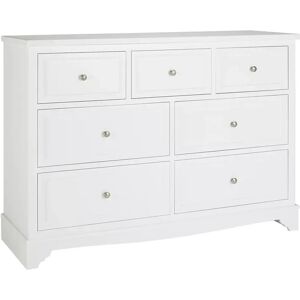 John Lewis St Ives 7 Drawer Chest - White - Unisex