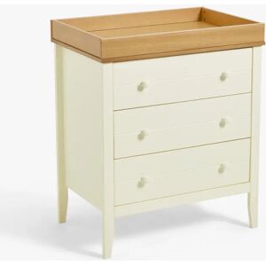 John Lewis Avery Changing Top Dresser, Cream/Natural - Cream/Natural - Unisex