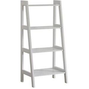 House & Homestyle Ladder Storage, MDF, White, H 79cm x W 43cm