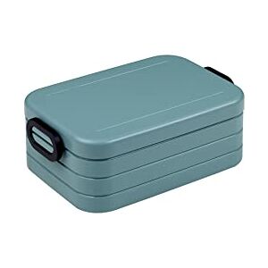 Mepal – Lunch Box Take a Break Midi – Lunch Box to Go - for 2 Sandwiches or 4 Slices of Bread – Suitable for The Dishwasher - 900 ml - Nordic Green