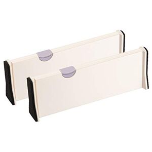 ARyee Drawer Dividers Expandable Drawer Organizers for Office, Kitchen, Drawer, Bathroom, Bedroom and Dresser Storage (2pcs)