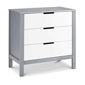 Carter's by DaVinci Colby 3-Drawer Dresser in Grey and White