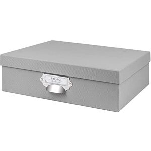 Rössler Papier Rössler 1343452170 S.O.H.O. - Organizer drawer (metal compartment for label), Grey, 1 unit