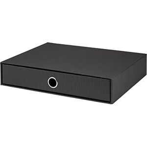 Rössler Papier Rossler Soho A4 1 Drawer Filing Storage Box - Black