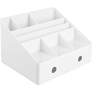 InterDesign iDesign Linus Desk Organizer with Drawers, White