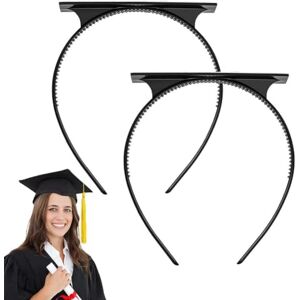 HFINGAQEX Graduation Cap Headband, Grad Cap Headband Insert Secures Your Graduation Cap and Hairstyle,Inside Graduation Cap Headband,Adjustable Grad Cap Fixing Accessory Gifts for Classmates