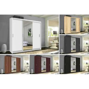 Sliding Wardrobes 4U Tripple Sliding Door Wardrobe - 6 Colors   Wowcher