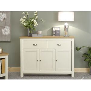 GFW Lancaster Cream and Oak 3 Door 2 Drawer Large Sideboard