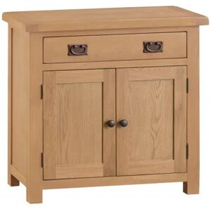 Kenmore Waverley Oak 2 Door 1 Drawer Compact Sideboard Assembled