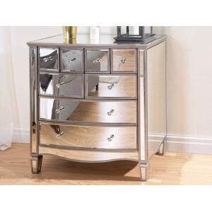 Birlea Furniture & Beds Birlea Elysee 44 Drawer Merchant Mirrored Chest of Drawers Assembled