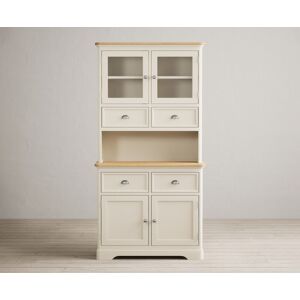 Oak Furniture Superstore Bridstow Oak and Cream Painted Small Dresser