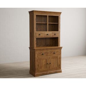 Oak Furniture Superstore Burford Rustic Solid Oak Small Dresser