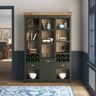 Lark Manor Buffetschrank Kourtney black 207.0 H x 147.0 W x 45.0 D cm