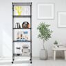 Rebrilliant Aires 61cm W Powder Coated Steel Shelving Unit black 180.0 H x 61.0 W x 36.0 D cm