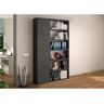 FIF Moebel 6 shelves/22 high/2 doors/140cmB office cabinet gray