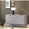 Mercury Dufresne Casual Living Medium Sideboard With 2 Doors And 3 Drawers gray 73.6 H x 130.6 W x 43.0 D cm