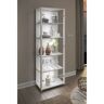 FIF Moebel Standard Curio Cabinet with Lighting white 171.8 H x 57.6 W x 32.0 D cm