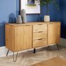 Mercury Dufresne Casual Living Medium Sideboard With 2 Doors And 3 Drawers brown