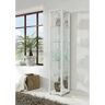 FIF Moebel Standard Curio Cabinet with Lighting white 171.8 H x 31.5 W x 32.0 D cm