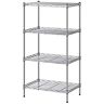 Shoze 4-Shelf Shelf Shelving Units 120x56x35cm Heavy Duty Metal Storage Shelf Mu