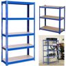 DICN ( 150cm x 70cm x 30cm Blue) 5-Tier Shelving Unit, Heavy Duty Shelving Unit for S